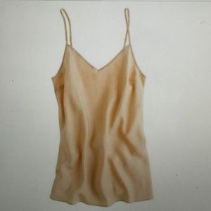 J Crew Nude Silk Camisole XS